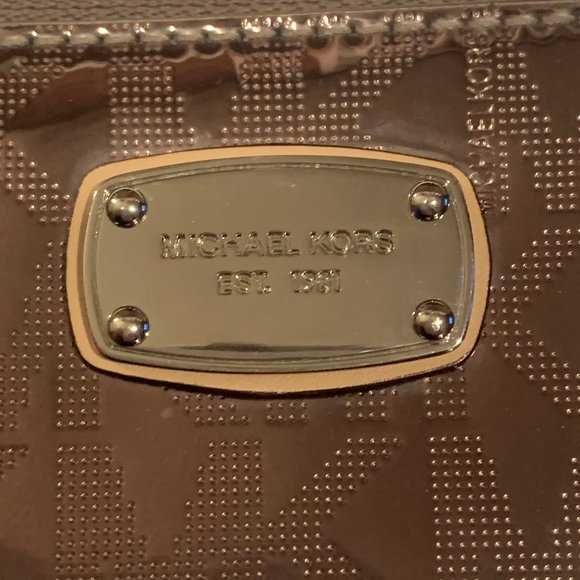 MICHAEL KORS Jet Set Metallic Mirror Wallet - Picture 4 of 8